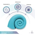 thumbnail image 2 of Colchoneta Fresca Memory Foam Azul 8 cm Individual, 2 of 8