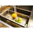 thumbnail image 3 of Boann BNKCH22 Modern Kitchen Sink Colander Fits Opening Satin Stainless, X-Large - 18 in., 3 of 5