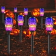 thumbnail image 1 of Luz De Antorcha De Llama Solar Luz Antorcha Camino 12LED Seguridad para Patio Calle Balcón (2 Colores), 1 of 5