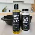 thumbnail image 4 of CARON & DOUCET - Cast Iron Cleaning Bundle - Cast Iron Soap & Cast Iron Scrub - 100% Plant Based Formulation - Removes Rust, Food Debris and Baked on Food While Seasoning Cast Iron, 4 of 6