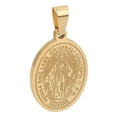 thumbnail image 1 of Emoshayoga Amuleto católico de Jesús, Collar de Jesús Escultura dorada para uso diario para la fabricación de joyas, 1 of 14