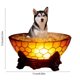 thumbnail image 3 of Lámpara de lectura LED con forma de perro, estatua de resina, adorno para baño de perro, luz ambiental para escritorio, estante, mesita de noche o baño, luz nocturna decorativa alimentada, 3 of 6