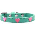 thumbnail image 5 of Dog, Puppy  Pet Widget Fashion Collar, "Pink Glitter Heart", 5 of 5