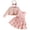 Pink, variant on My First Easter Baby Girl Outfit Girls Clothes Sleeveless Easter Carrot Print Vest Dress with Cardigan Long Sleeve Ruffle Coat Bow Headband Clothing sets