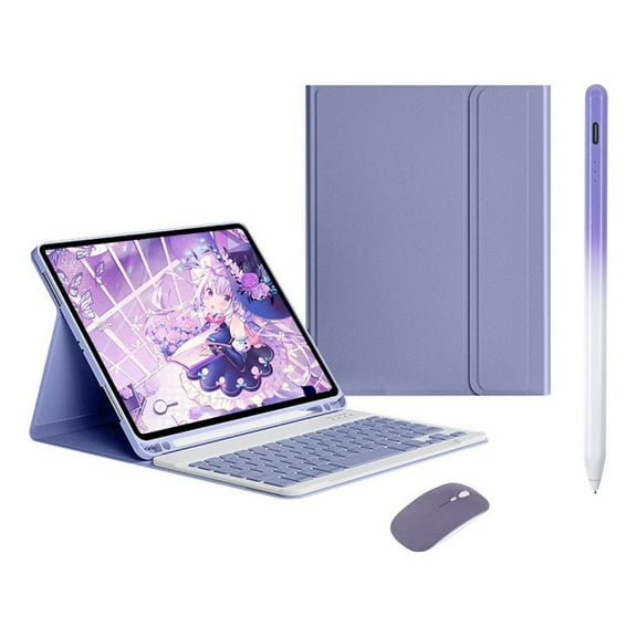 STYU Splplus Case with Pen, Keyboard and Mouse Compatible with Samsung Galaxy Tab