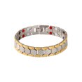 thumbnail image 1 of Pulsera de hombre con imán hexagonal esférico, pulsera ancha cuatro en uno, 1 of 6