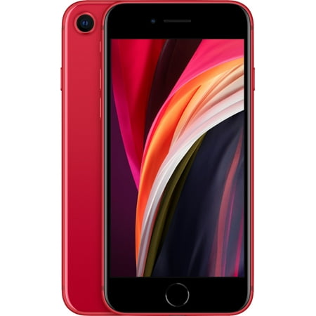 Restored Apple iPhone SE 2nd Generation (2020) Red 64GB Fully Unlocked Smartphone (Refurbished)