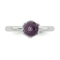 thumbnail image 5 of Amethyst Sterling Silver Briolette Ring, 5 of 11