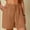 *Coffee, variant on ClodeEU Women's High Waist Linen Blend Shorts,Casual Wide Leg Summer Pants Coffee,Women's Plus L