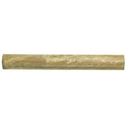 somertile wsp8mmp bordure ceramic pencil wall trim tile, 1" x 8", white/brown