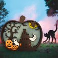 thumbnail image 2 of Adornos de calabaza de Halloween, artesanías de tallado de madera, decoración de mesa para fiestas, festivales, hogar, oficina, hotel, jardín, accesorios, adornos de calabaza con luces, 2 of 5