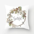 thumbnail image 4 of Autumn Decorations Pumpkin Pillow Covers Set of 4 Fall Decor Grateful Thanksgiving Throw Pillow Covers Cushion Cover 18 X 18, 4 of 4