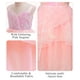 thumbnail image 4 of Disfraz de bruja rosa de Btonai para niñas con corona y varita, 4 of 6