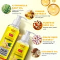thumbnail image 3 of Ginger Scalp Care Shampoo & Conditioner for Dry, Flaky Scalp | With Ginger Root Essential Oil to Soothe Scalp & Dryness, Vegan | 400 mL / 13.5 Oz, 3 of 10
