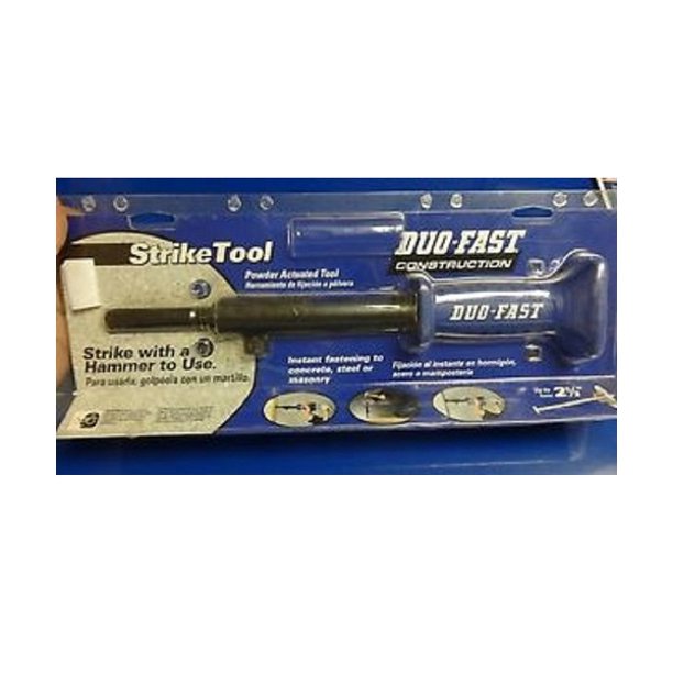 DuoFast Construction Single Shot Powder Actuated Hammer Strike Tool, (12284)