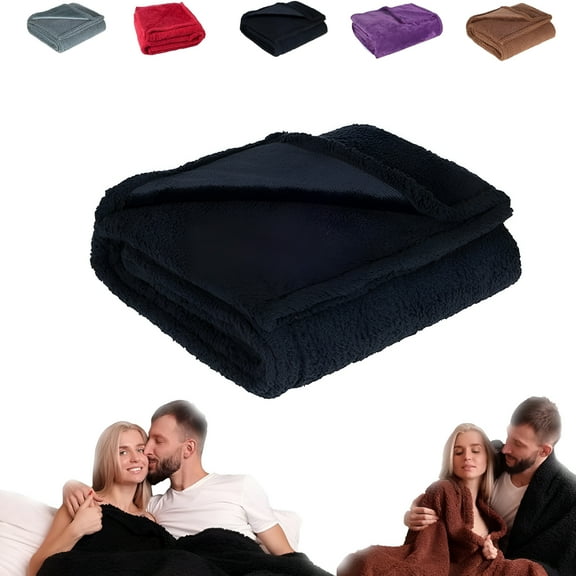 AUQ Waterproof Romance Blanket,Liquid Proof Blanket Pad for Couples,Luxe Love Blanket,The Waterproof Love Blanket (Black,S)