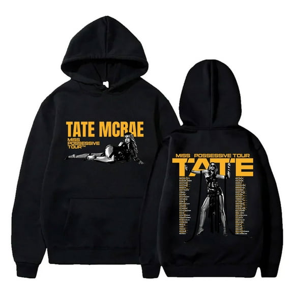 Tate McRae Miss Possessive Tour Dates Hoodies Cosplay Women Men Fashion HipHop Sweatshirts Pullovers