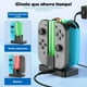thumbnail image 3 of Base Cargador Led 4 En 1 Compatible Con Controles Joycon De N Switch, 3 of 9