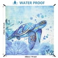 thumbnail image 2 of Manta de playa WIWIGO, 200 x 211 cm, impermeable y resistente a la arena, 2 of 6