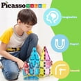 thumbnail image 4 of Azulejo magnético Building Blocks PicassoTiles, 48 piezas, a partir de 3 años, 4 of 7