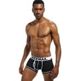 thumbnail image 3 of JOCKMAIL Men's Boxer Briefs Men Mesh U Pouch Underwear Underpants Cotton Pants Trunks Boxer Shorts, 3 of 8