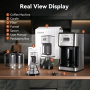 Gevi 14-Cup Programmable Drip Coffee Maker, Stainless Steel Smart Coffee Pot with Touch Control & Automatic Clean, Summer Edition