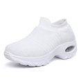 thumbnail image 1 of White37Soft, zapatos para caminar para mujer, zapatos para correr, zapatillas transpirables de verano aumentadas para, 1 of 5
