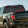 thumbnail image 2 of Rear Window Decal for Trucks – Grunge Red 65 x 20 Inches, Weatherproof Perforated Vinyl See-Through Graphic, Fits Most Pickup Trucks & SUVs, 2 of 7