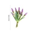 thumbnail image 3 of MMJ Artificial Hyacinth Flower Bunch 12.6in Silk Faux Bouquet for Home Table Centerpiece Vase Filler, 3 of 6