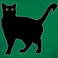 thumbnail image 3 of CafePress - Black Cat Silhouette Women's Classic T Shirt - Women's Traditional Fit Dark T-Shirt, 3 of 4