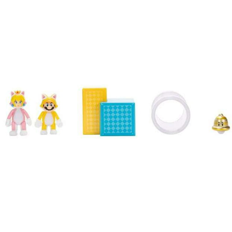 World of Nintendo Super Mario 3D World Diorama Set (Cat Mario, Cat