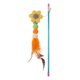 thumbnail image 2 of Teaser para gatos de temporada rosa, resistente a los arañazos, a las mordeduras, resistente a la flexión, no se desprende, antirotura, bola de pelo de flor, palo largo para gatos, suministros para, 2 of 7