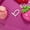 Fuchsia - Strawberry, variant on Toddler Girls EVA Slides – Cute Slide Sandals with Charms