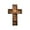 Brown, variant on Wooden Cross for Wall Christian Wall Art Cross Wall Decor, Exquisite Easter Crucifix Emblem Pendant, Ideal for Front Door Porch Wall Holiday Blessing Decoration