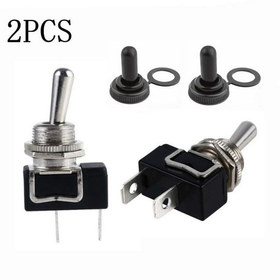 Fule Toggle Switch Flick Switch Waterproof 2-pin Automatic Button Heavy Duty