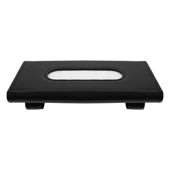 UPOUART Black Car Visor Tissue Box Holder - Practical Travel Accessory for Vehicles and Drivers, Easy to Install and Use