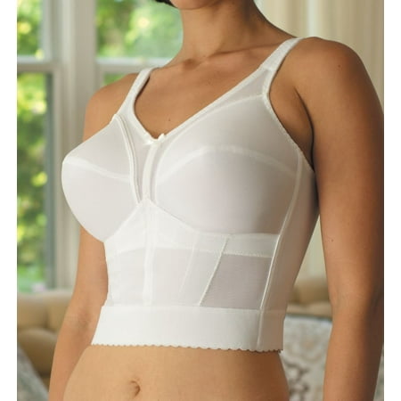 

Women s Carnival 720 Full Figure Camisole Longline Bra (White 34C)
