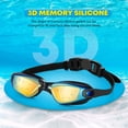 thumbnail image 4 of 2 Pack Adult Swimming Goggles，No Leaking,Anti Fog,UV Protection Swim Glasses Water Goggles, 4 of 6
