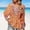 Orange, variant on LINGLANG Womens Tops Trendy Fashion Tops Loose V Neck Printed Loose Casual Long Sleeves T Shirt Shirts Under $5