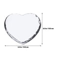 thumbnail image 4 of OULII 1 Set Heart-Shaped Picture Frame White Limestone Memory Preservation Giving Families, 4 of 8