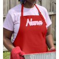 thumbnail image 3 of ThisWear Mother's Day Gift Nana Script Apron for Cooking Baking Crafting Gardening Two Pocket Apron Red, 3 of 7