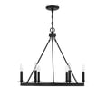 thumbnail image 2 of Trade Winds May 6-Light Chandelier in Matte Black, 2 of 6
