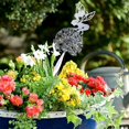 thumbnail image 5 of Fairy Dandelion Garden Sculpture Simulation Plant Fairy Dancing Garden Decor Metal Art Statue Patio Lawn Yard Decoration, 5 of 5