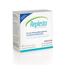 Replesta 50,000 IU Vitamin D3 Cholecalciferol, for Vitamin D Deficiency, 4 Count (Pack of 1)