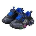 thumbnail image 5 of Karoyedx Light Up Toddler Shoes Running Shoes Boys Girls Cute Non-Slip Athletic Sneakers Walking Hiking Sports Shoes Blue Size,11, 5 of 5