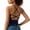 Blue, variant on Womens Cross Back Sculpt Workout Tank Top V Neck Backless Camisole Top Sleeveless Spaghetti Strap Going Out Tops