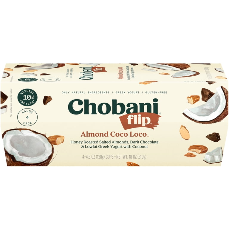 Chobani Flip Almond Coco 4pk - Walmart.com
