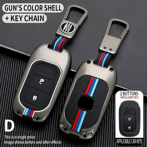 Car Key Case Cover Key Bag for Honda Civic Accord Vezel 2022 CR-V XR-V Accessories Car-Styling Holder Shell Keychain Protection