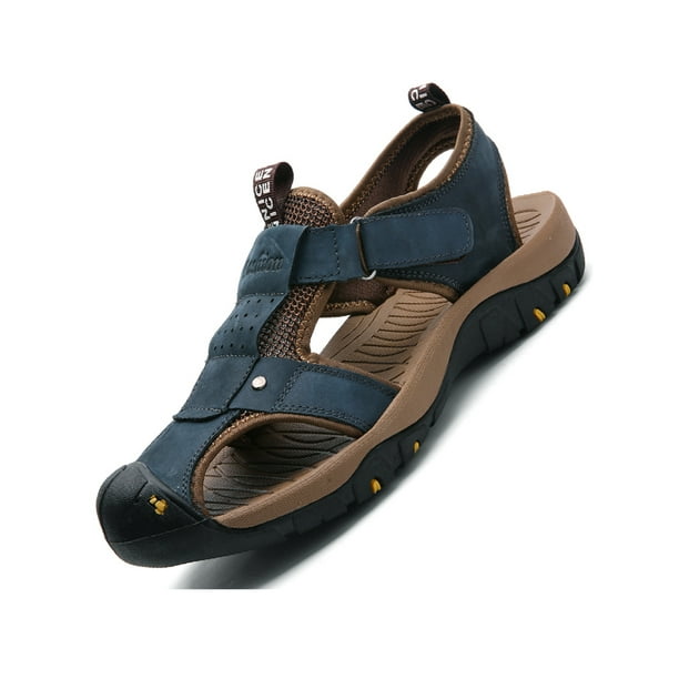 Tanleewa - Men's Waterproof Hiking Sandals Closed Toe Water Shoes Athletic Sport Sandals for Men