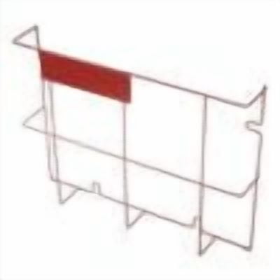 Marlin Steel Wire Products Storage Basket,Rectangular,Steel 01431011-05